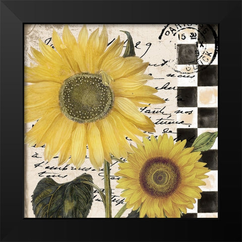 Late Summer I Black Modern Wood Framed Art Print by Sasha