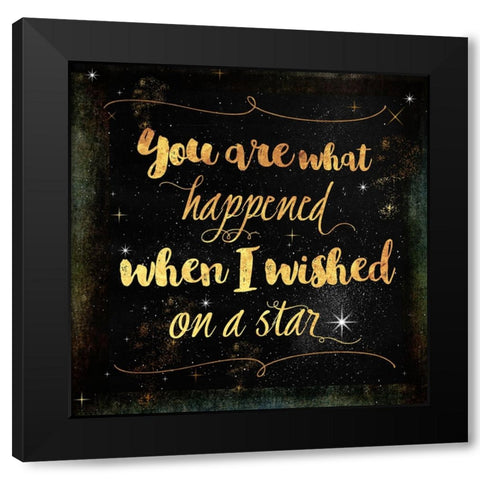 Moon and Back IV Black Modern Wood Framed Art Print with Double Matting by Sasha