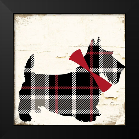 Scotty II Black Modern Wood Framed Art Print by Sasha