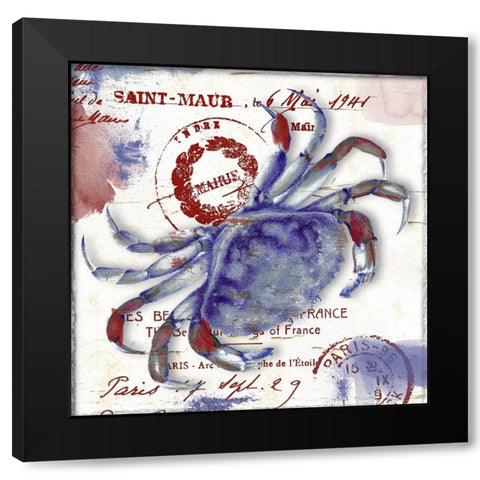 Oceania I Black Modern Wood Framed Art Print by Sasha