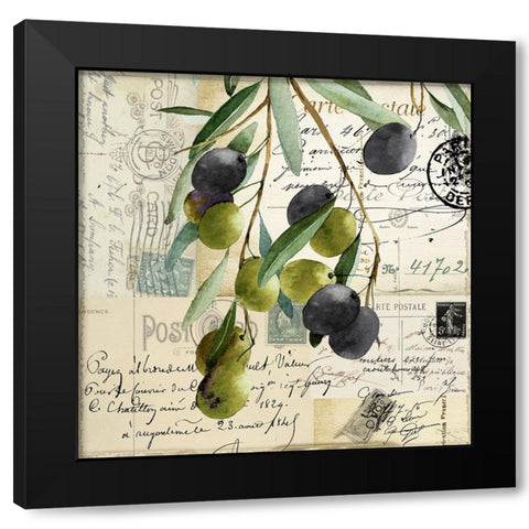 Olivia_II Black Modern Wood Framed Art Print by Sasha