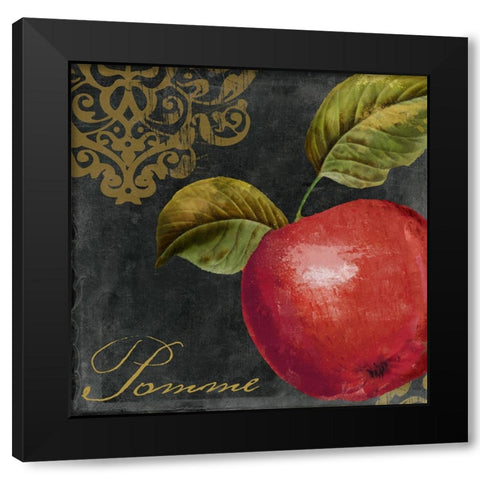 Melange II Black Modern Wood Framed Art Print by Sasha