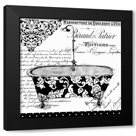 Boudoir I Black Modern Wood Framed Art Print with Double Matting by Sasha