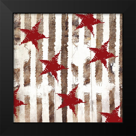 Cardinal Christmas IV Black Modern Wood Framed Art Print by Sasha