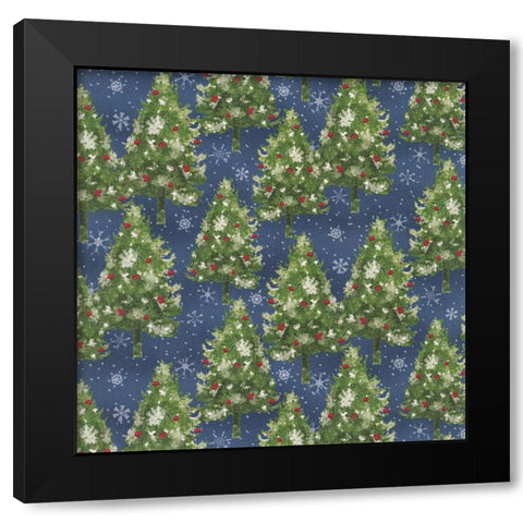 Under the Pines 5 Black Modern Wood Framed Art Print with Double Matting by Sasha