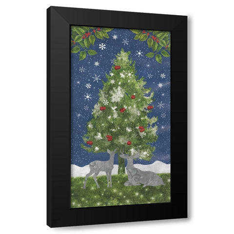 Under the Pines 13 Black Modern Wood Framed Art Print with Double Matting by Sasha