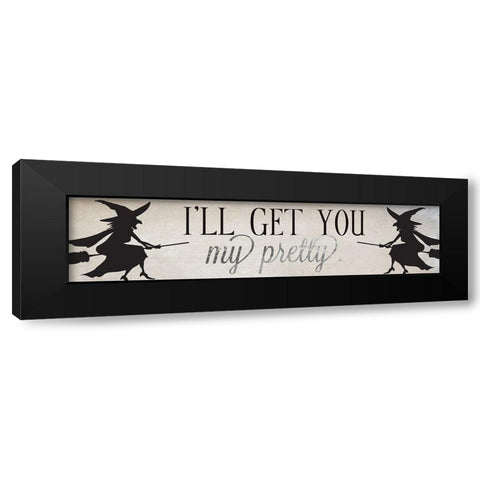 My Pretty Black Modern Wood Framed Art Print by Sasha