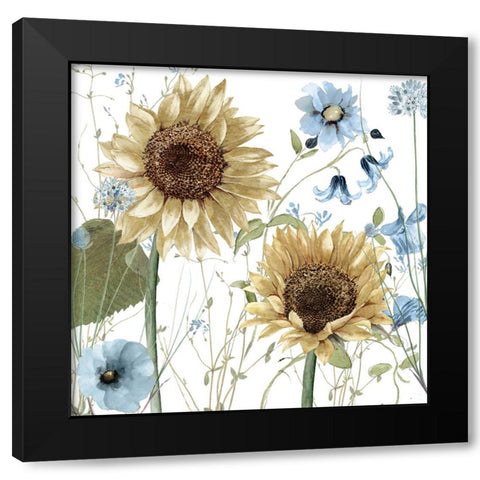 Summer Haze I Black Modern Wood Framed Art Print by Sasha