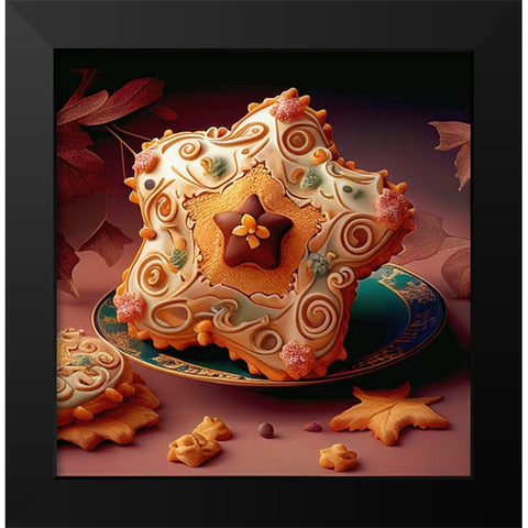 Delphines Bakery XI Black Modern Wood Framed Art Print by Sasha