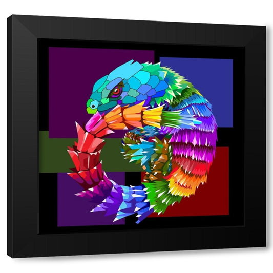 Branches Black Modern Wood Framed Art Print by Pansanit, Surapol