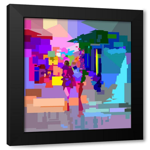 Beautiful Country Black Modern Wood Framed Art Print with Double Matting by Pansanit, Surapol