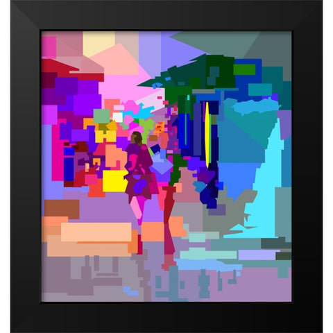 Beautiful Country Black Modern Wood Framed Art Print by Pansanit, Surapol