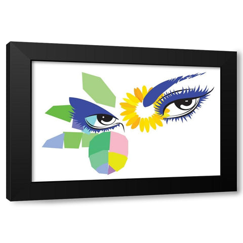The Most Beautiful Eye Black Modern Wood Framed Art Print with Double Matting by Pansanit, Surapol