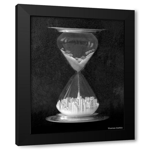 Burb to Urb Black Modern Wood Framed Art Print by Barbey, Thomas