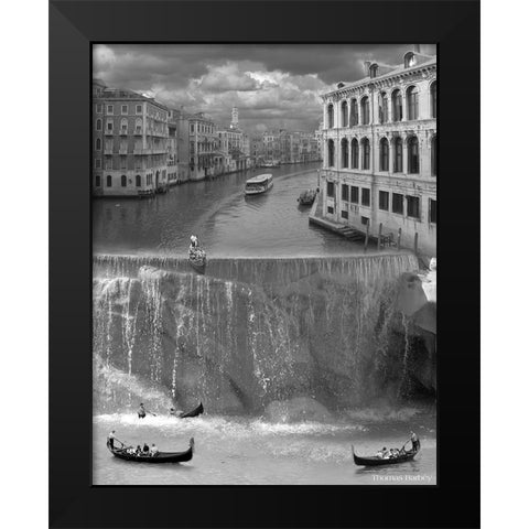 Crash Course In Italian Black Modern Wood Framed Art Print by Barbey, Thomas