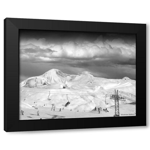 Dream Vacation Black Modern Wood Framed Art Print by Barbey, Thomas