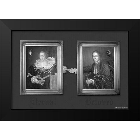 Eternal Beloved Black Modern Wood Framed Art Print by Barbey, Thomas