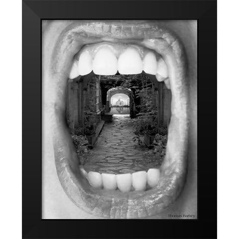 INNER BEAUTY Black Modern Wood Framed Art Print by Barbey, Thomas