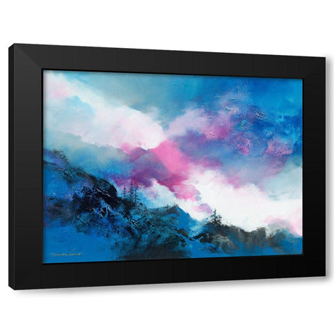 Above the Clouds 1 Black Modern Wood Framed Art Print by Leung, Thomas