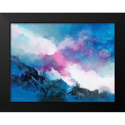 Above the Clouds 1 Black Modern Wood Framed Art Print by Leung, Thomas