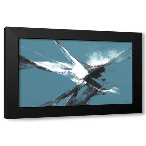 Explorations II Black Modern Wood Framed Art Print by Leung, Thomas