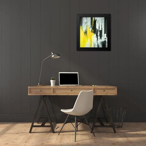 Life Black Modern Wood Framed Art Print by Leung, Thomas