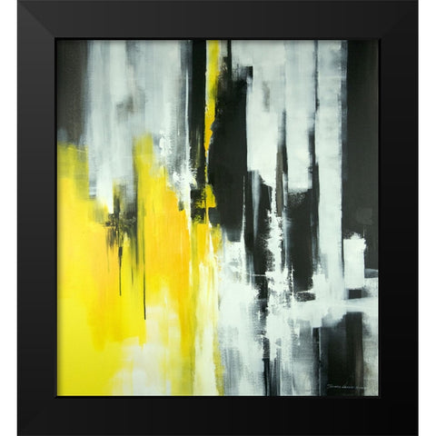 Life Black Modern Wood Framed Art Print by Leung, Thomas