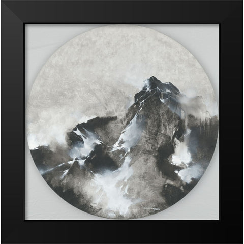 Mountain Rhapsody Black Modern Wood Framed Art Print by Leung, Thomas