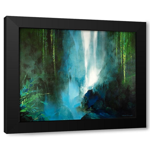The Secret Place Black Modern Wood Framed Art Print by Leung, Thomas