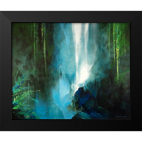 The Secret Place Black Modern Wood Framed Art Print by Leung, Thomas