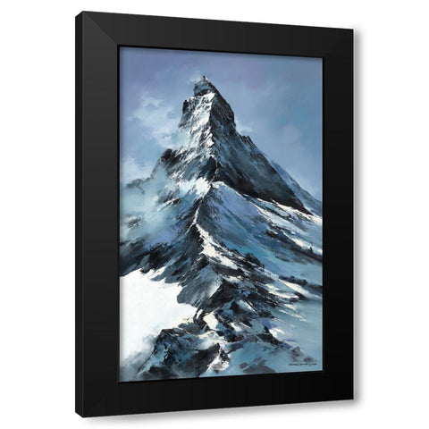 Apex Black Modern Wood Framed Art Print with Double Matting by Leung, Thomas