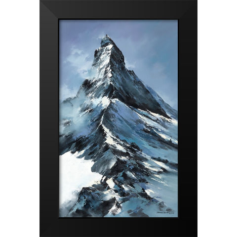 Apex Black Modern Wood Framed Art Print by Leung, Thomas