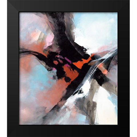 Motivation Black Modern Wood Framed Art Print by Leung, Thomas