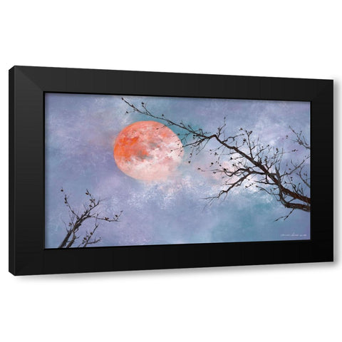 Under the Moon Black Modern Wood Framed Art Print with Double Matting by Leung, Thomas