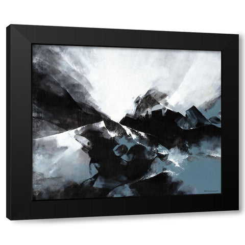 Universe Black Modern Wood Framed Art Print with Double Matting by Leung, Thomas