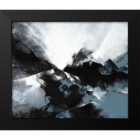 Universe Black Modern Wood Framed Art Print by Leung, Thomas