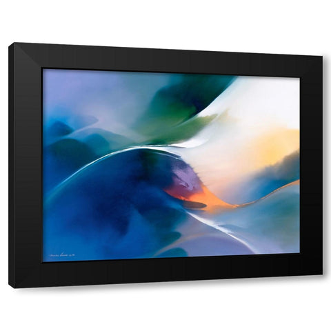 Zenith Black Modern Wood Framed Art Print by Leung, Thomas