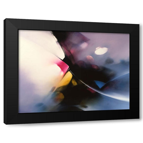 Variation Black Modern Wood Framed Art Print with Double Matting by Leung, Thomas