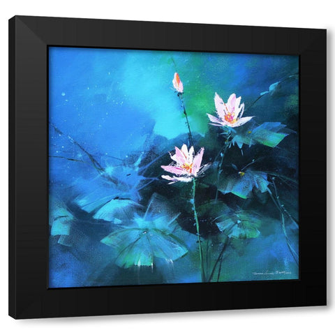 Gentlement Black Modern Wood Framed Art Print by Leung, Thomas