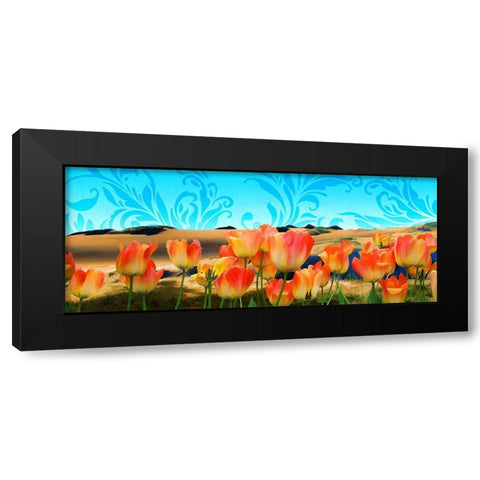 Painted Sky Panorama Black Modern Wood Framed Art Print by Lavoie, Tina