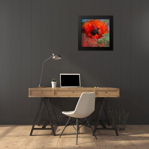 Tea And Memories Black Modern Wood Framed Art Print by Lavoie, Tina