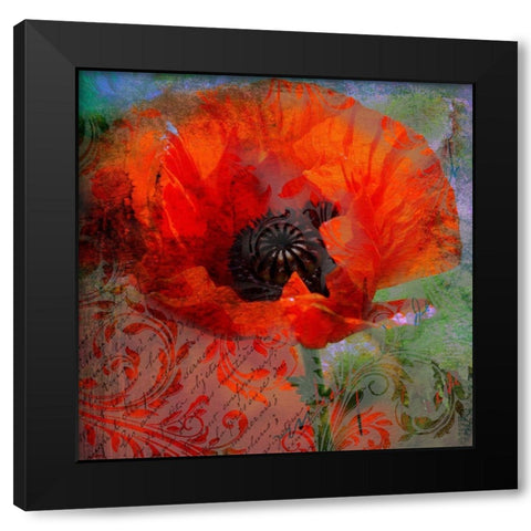 Tea And Memories Black Modern Wood Framed Art Print by Lavoie, Tina