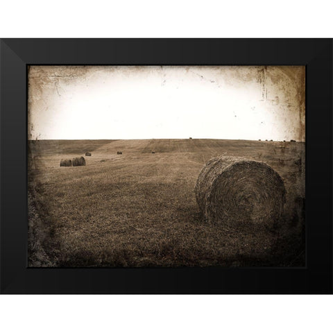 Time Jump Black Modern Wood Framed Art Print by Lavoie, Tina