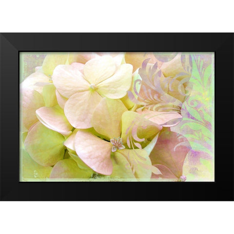 Meditation Black Modern Wood Framed Art Print by Lavoie, Tina
