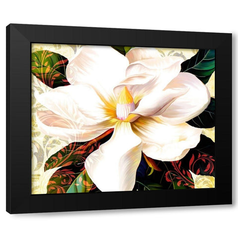 Tuscan Afternoon Black Modern Wood Framed Art Print with Double Matting by Lavoie, Tina