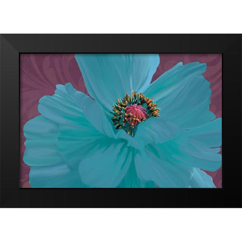 Color Theory II Black Modern Wood Framed Art Print by Lavoie, Tina