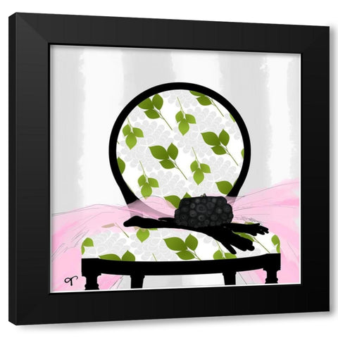 A Womanâ€™s Night Out II Black Modern Wood Framed Art Print by Lavoie, Tina