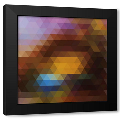 Forest at Sunset Black Modern Wood Framed Art Print with Double Matting by Lavoie, Tina
