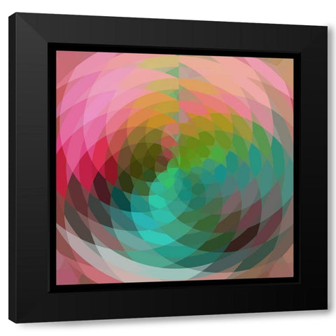 Post Modern III Black Modern Wood Framed Art Print with Double Matting by Lavoie, Tina