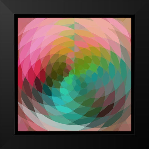 Post Modern III Black Modern Wood Framed Art Print by Lavoie, Tina
